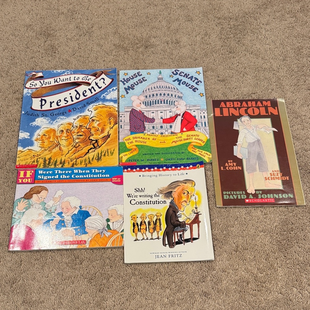 Set of Educational Social Studies Books